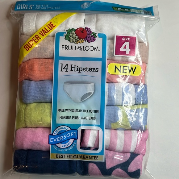 Fruit of the Loom Other - NWT (14 ) Pairs Girls Fruit of The Loom Hipsters Underwear